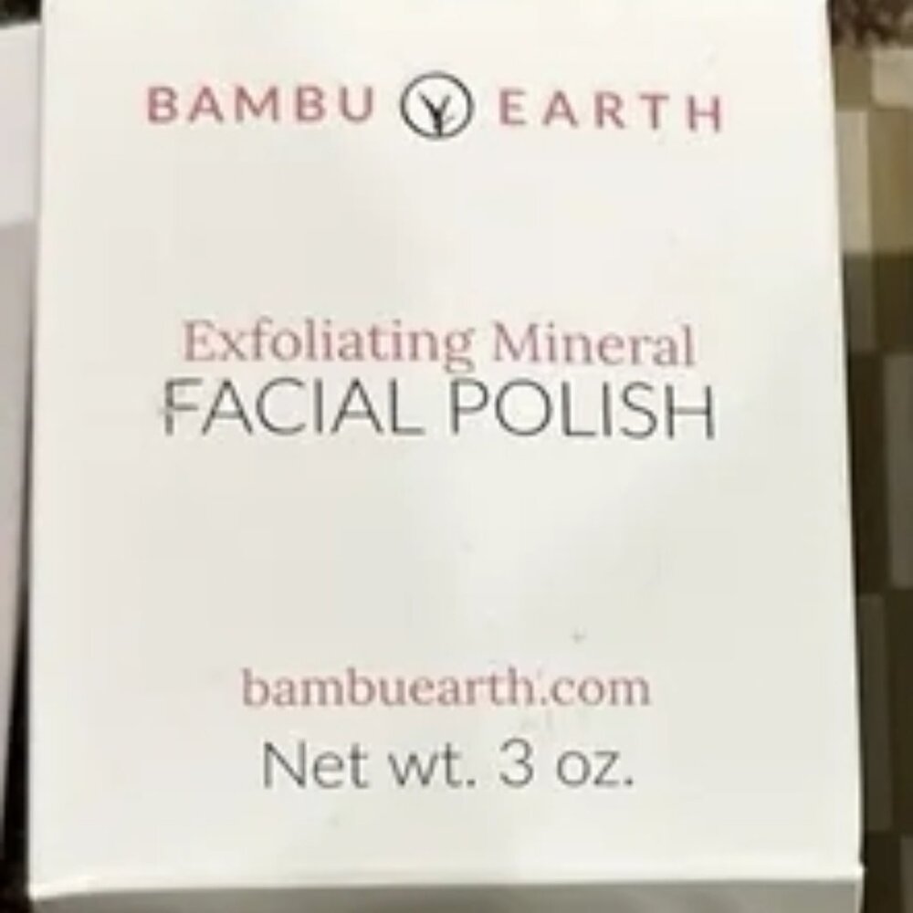 NEW IN BOX- Bambu Earth Exfoliating Mineral Facial Polish-3 OZ